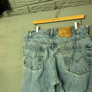 Levi Strauss Co 550 Relaxed Fit Light Wash Denim Jeans Mens 38x34